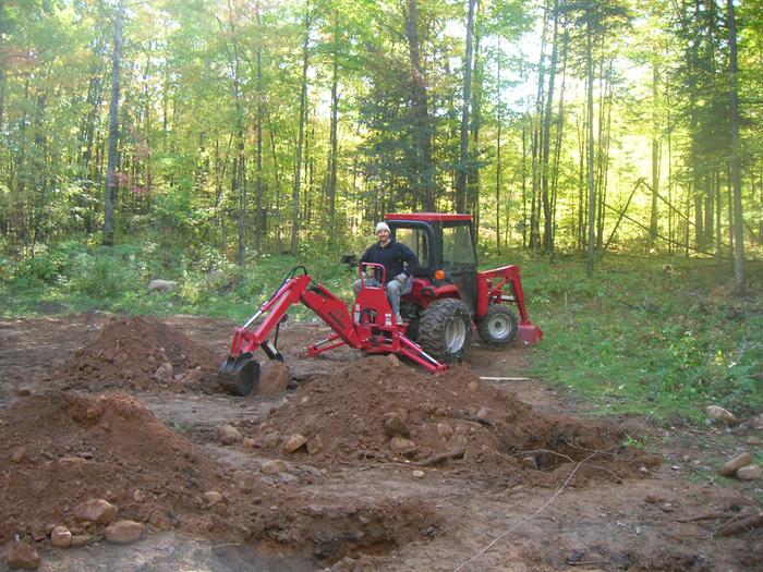 Thumbs on backhoes are helpful!